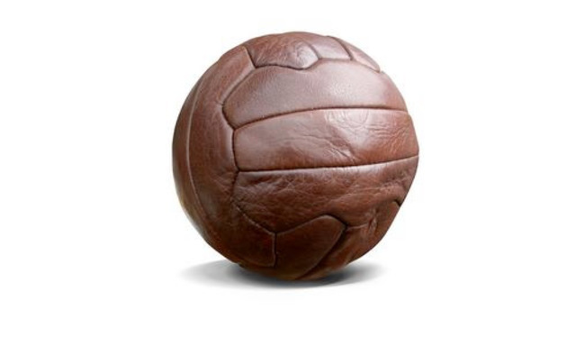 The first basketball game was played with a soccer ball