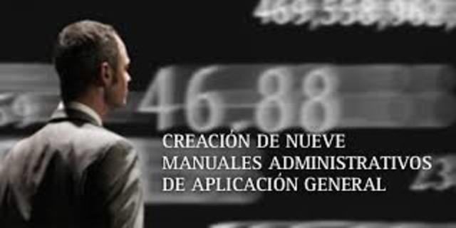 Elaboración de los  Manuales Administrativos de Aplicación General