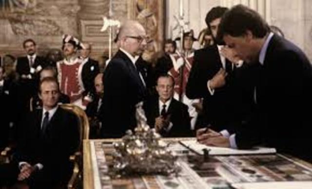 ADHESIÓN DE ESPAÑA A LA UNIÓN EUROPEA