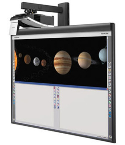 El pizarrón digital táctil por infrared