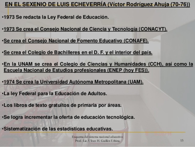 El gobierno de Echeverría partió de la creación de organismos descentralizados