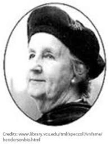 Virginia Henderson publica, "Definition of nursing"