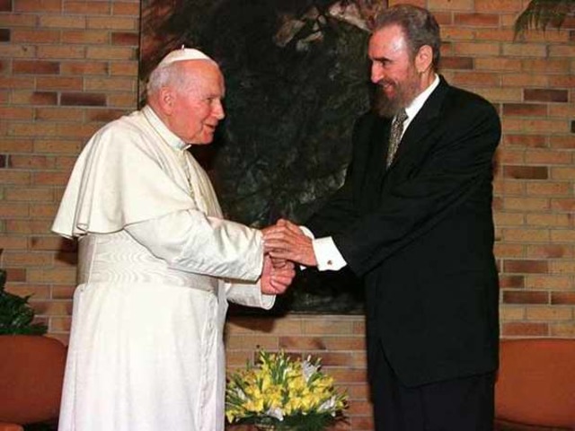 CUBA: Visita del Papa Juan Pablo II