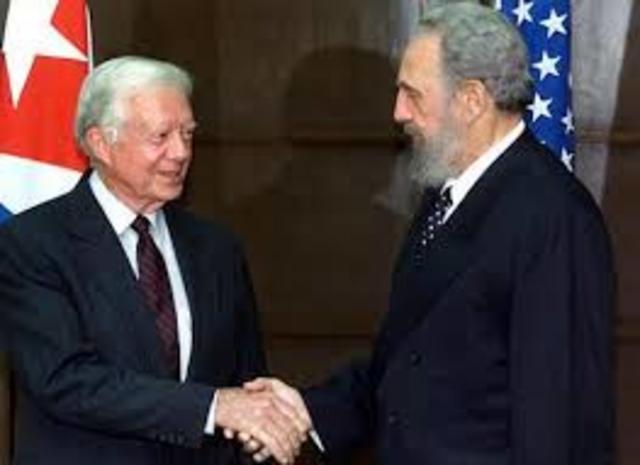 CUBA: Visita de James Carter a Cuba