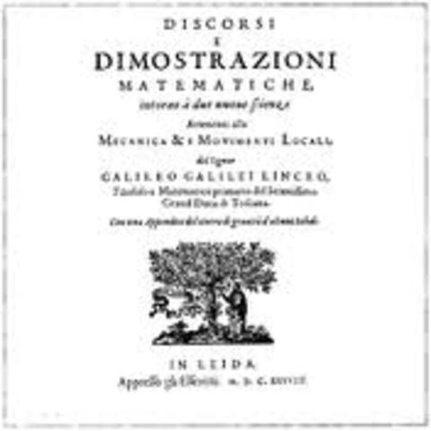 Two New Sciences is published