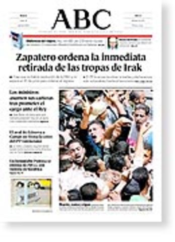 AFGANISTÁN- IRAK: Zapatero ordena la retirada inmediata de las tropas de Irak
