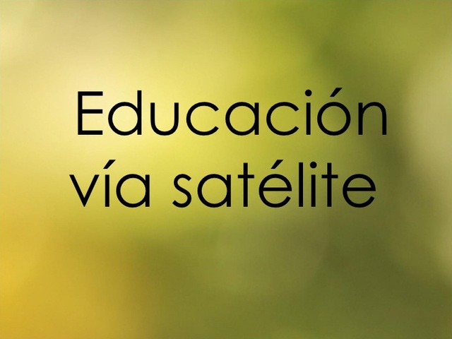 Inicia la televisión Educativa vía Satélite