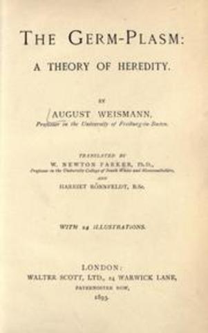 A Weismann's book Das Keimplasma (The Germ Plasm) emphasizes meiosis as an exact mechanism of chromosome distribution