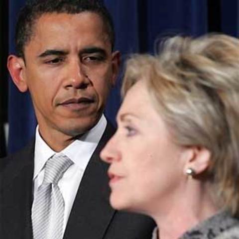 Empate entre Clinton y Obama