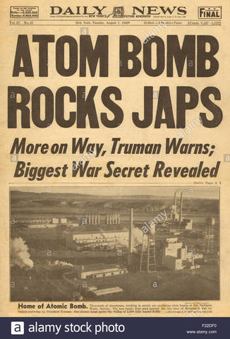 Atomic Bomb Dropped On Hiroshima