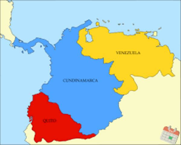 Disolvió la Gran Colombia