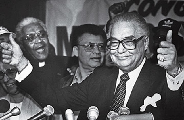 Coleman Young becomes the first African-American mayor of Detroit