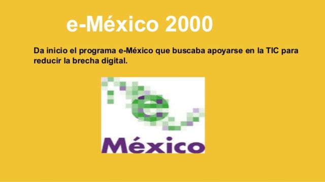 Formalización del programa e-México