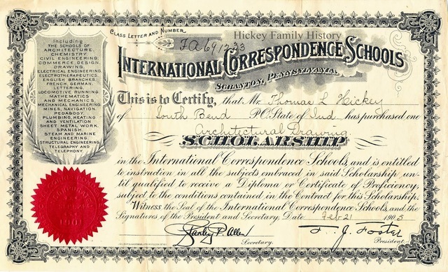 Aparecen las primeras escuelas internacionales por correspondencia