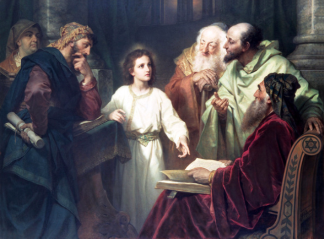 Jesus Visits the temple in Jerusalem