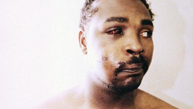 Rodney King is beaten by three officers (officers tried)