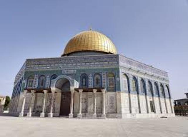 Construcción del domo de la roca