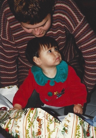 I OPENED presents to celebrate my first Christmas