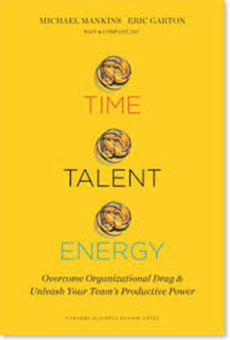 Mankins, Libro tiempo, talento y energía.  Conceptos aplicados en Netflix, Google y Dell