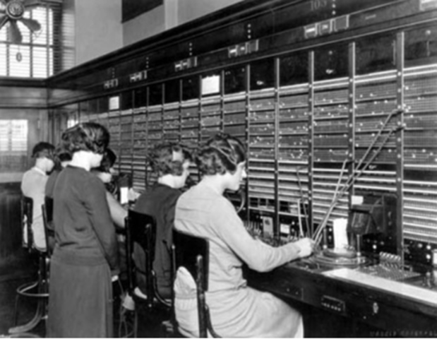 En EU se instala la primera central telefónica pública