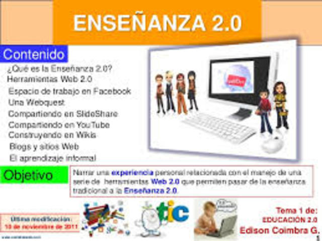 Quinta fase: Enseñanza 2.0(Entre 2004 y 2006).