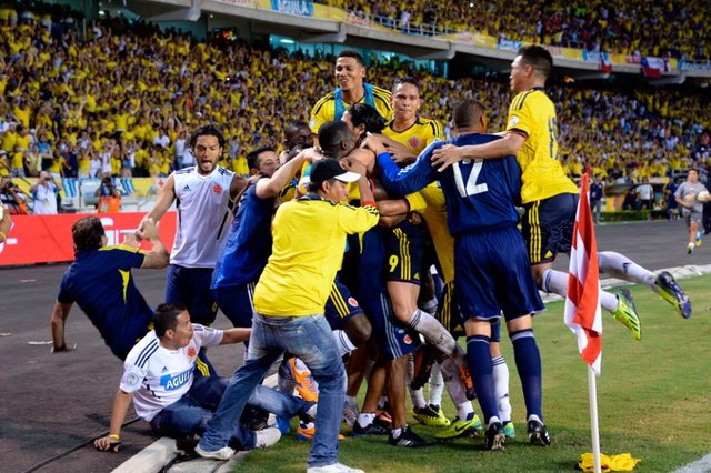 Colombia clasifica al mundial Brasil 2014