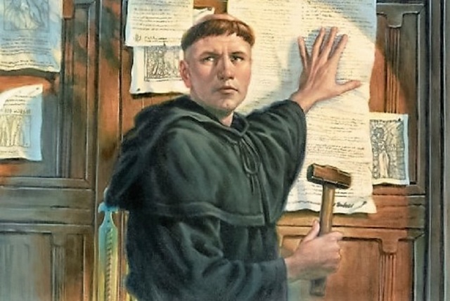 Ch. 19. 3 Martin Luther nails his Thesis, Germany