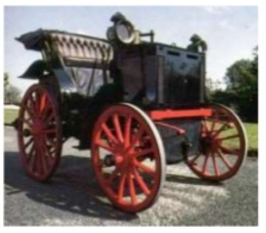 Automóvil con accionamiento por ruedas de fricción