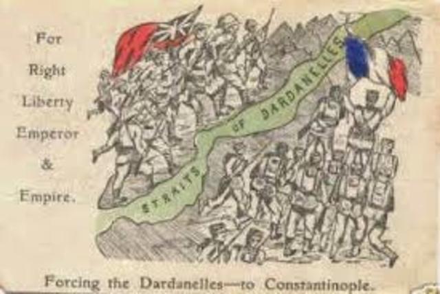 Derrota aliada a la batalla dels Dardanels
