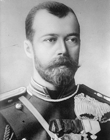 Abdica el tsar Nicolau II de Rússia