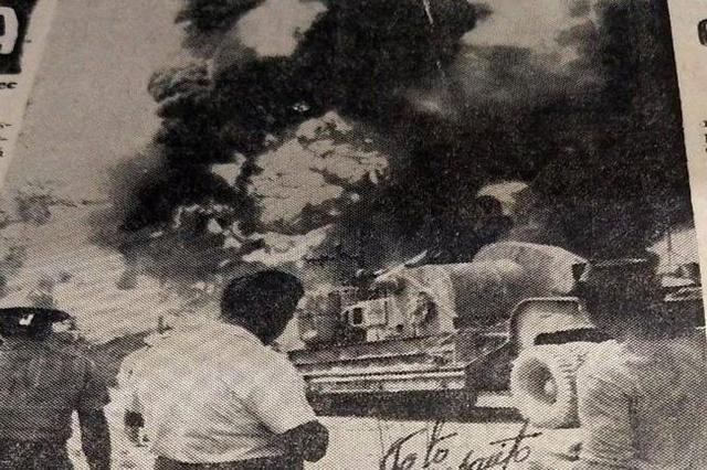 Explosión Torre de Petróleo