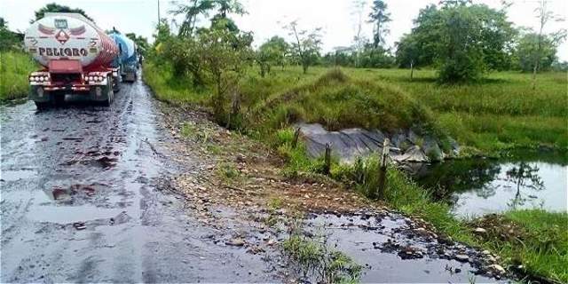 Derrame en Puerto Asis