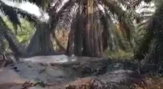 Inicio de las exhalaciones del pozo