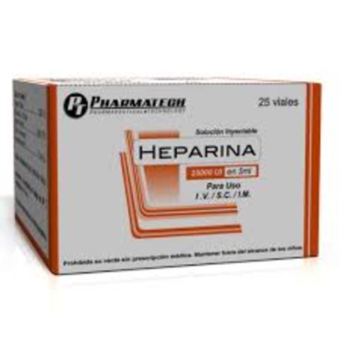 La heparina utilizada como coagulante