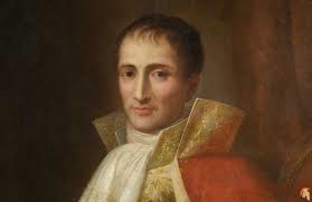 Napoleón cedió la corona