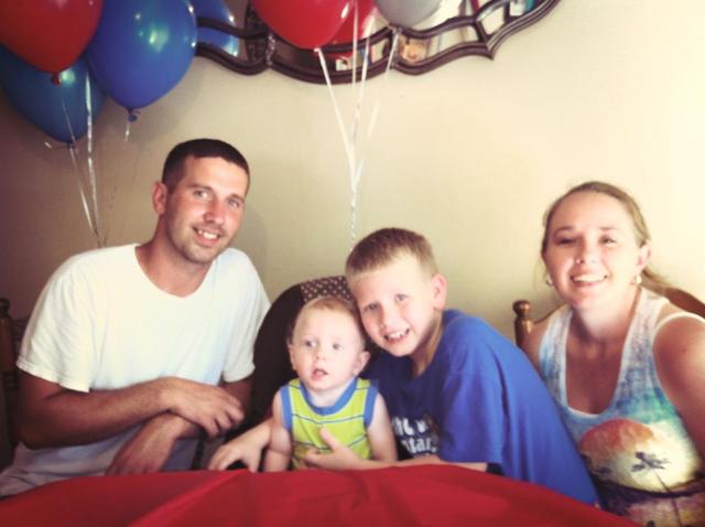 The first birthday I had to share with my little brother.