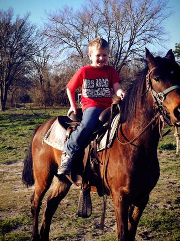 First time on a horse