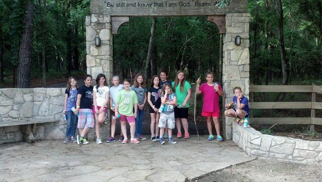 My first year at church camp!