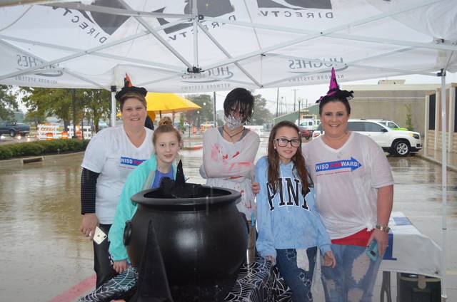 Halloween that rained