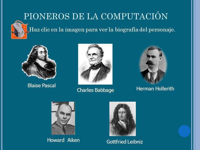 PIONEROS DE LA COMPUTACIÓN