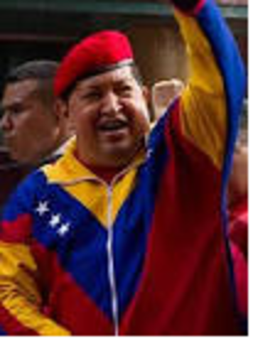 Hugo Chávez, the central figure of the Venezuelan political