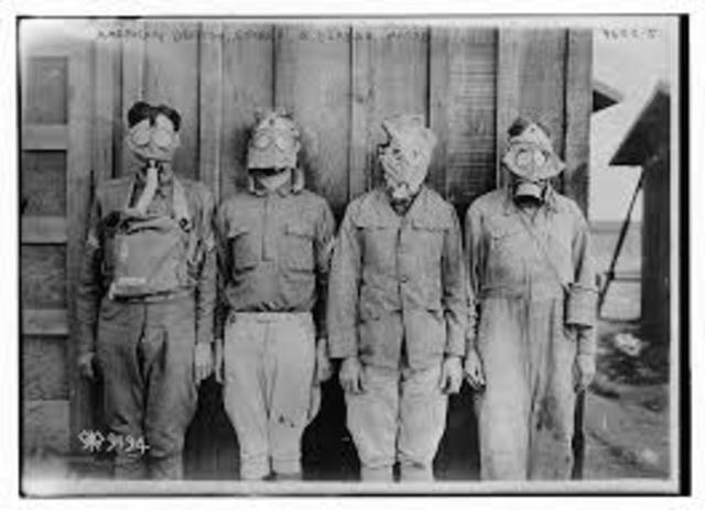 Germans Use Gas as a weapon