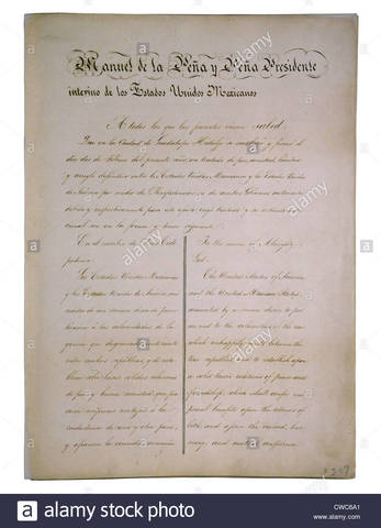 Signing of the Treaty of Guadalupe Hidalgo