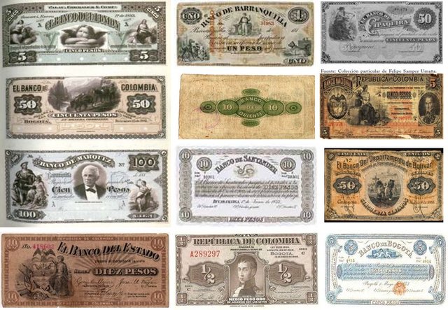 coexistencia de los billetes