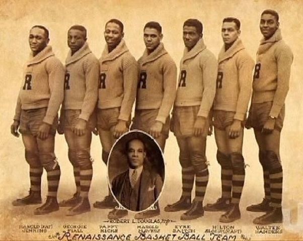 The first all black teams were formed