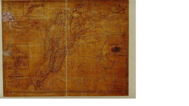 Mapa de Joaquín Acosta (1847)