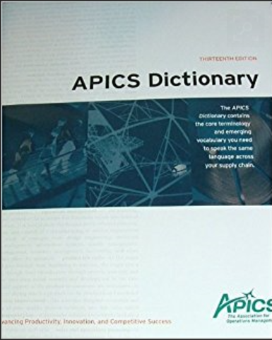 Introducción del diccionario APICS.