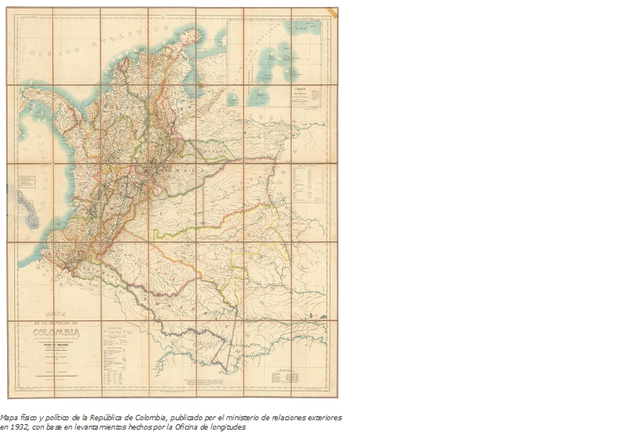 Mapa Físico y Político de 1932