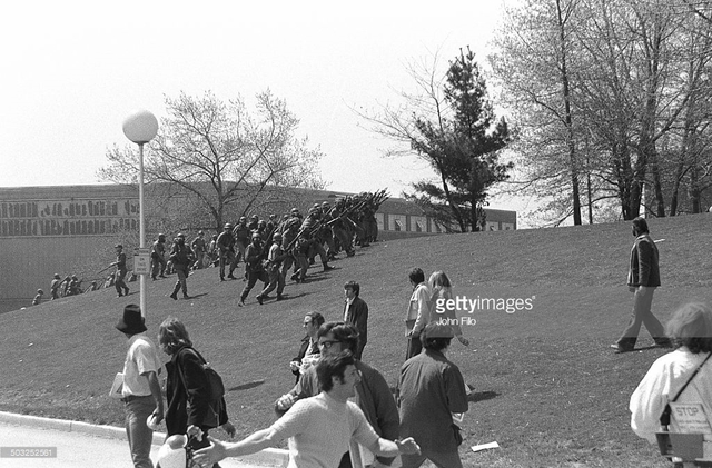 national guard troops kill students protest kent state