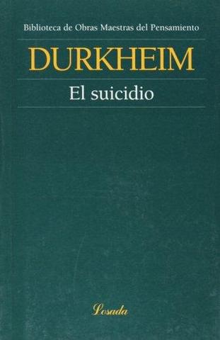 "El Suicidio" - Durkheim